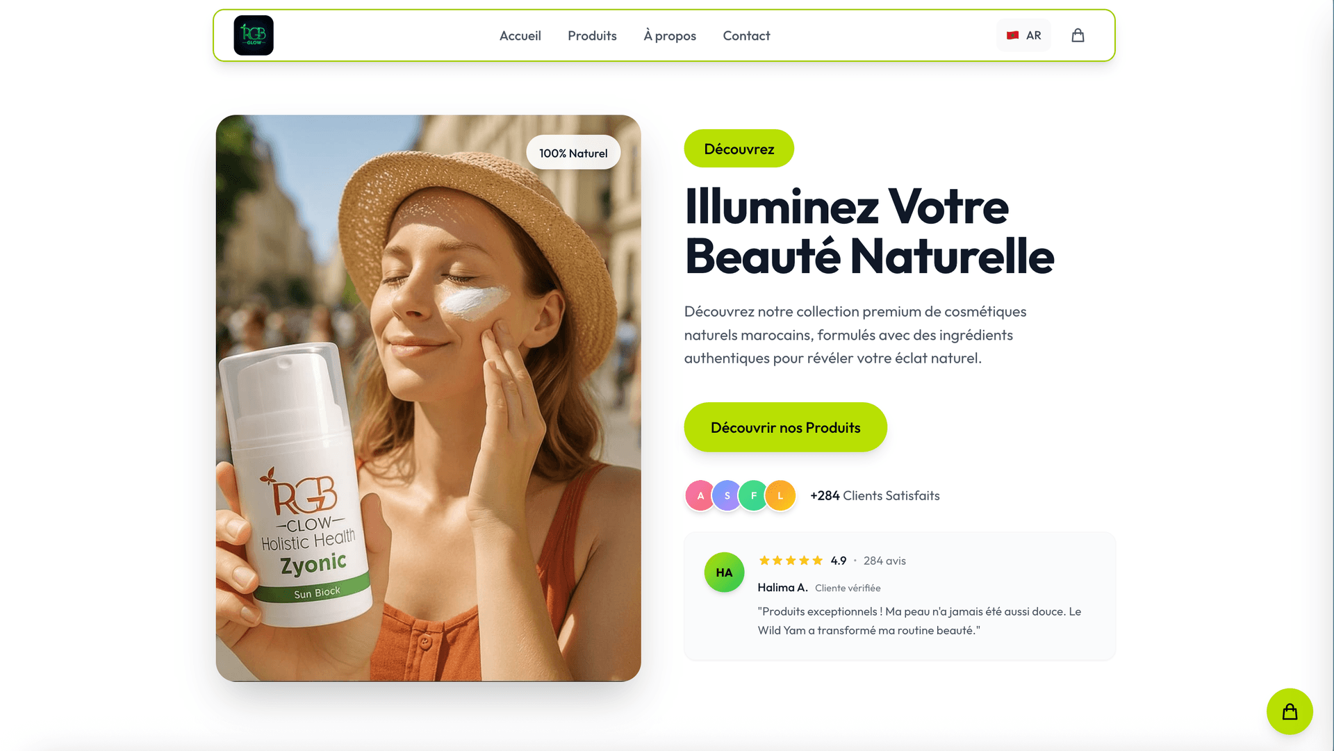 RGB Glow - Cosmetics E-commerce Platform